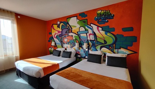 Habitación cuádruple familiar, 2 camas dobles