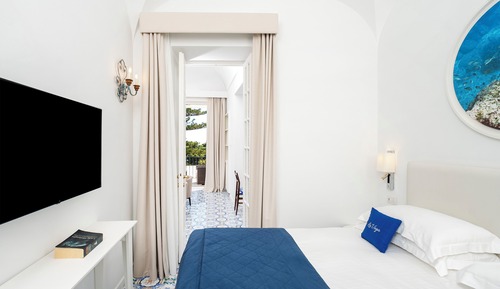 Suite, varias camas, terraza, vistas al mar (Two Beds Suite Terrace)