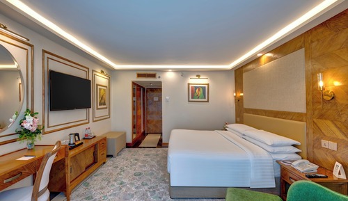 Habitación ejecutiva doble, 1 cama de matrimonio grande, fumadores, baño privado