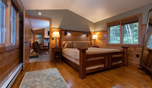 Casa de campo Premier, 1 cama de matrimonio grande con sofá cama
