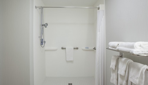 Habitación estándar, 1 cama de matrimonio, accesible en silla de ruedas (Mobility, Roll In Shower)