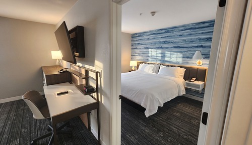 Suite, 1 cama de matrimonio grande con sofá cama