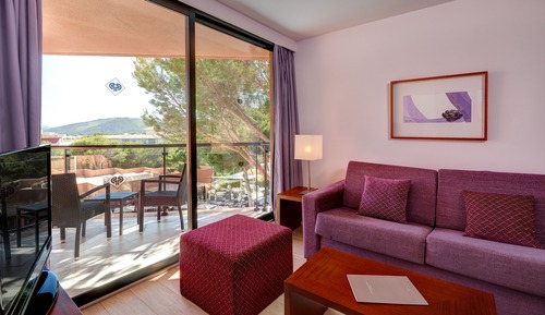 Suite junior, terraza
