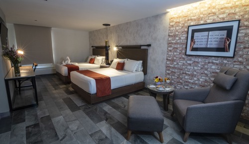 Habitación superior, 2 camas de matrimonio