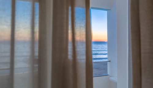 Habitación con 1 cama doble o 2 individuales, vistas al mar