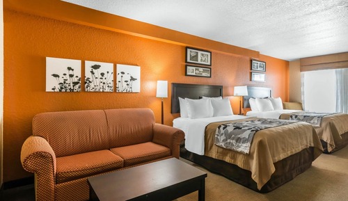 Habitación estándar, 2 camas de matrimonio, no fumadores