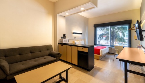 Suite, 1 cama de matrimonio con sofá cama