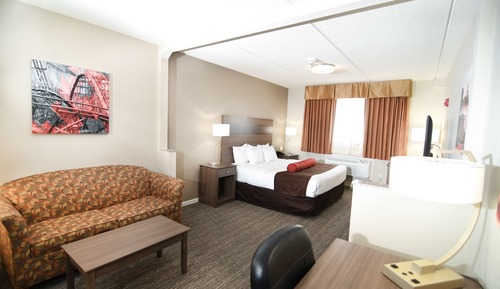 Suite, 1 cama de matrimonio grande, no fumadores, frigorífico y microondas