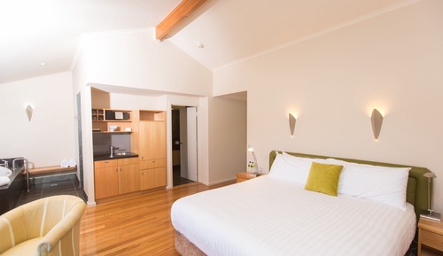 Cabaña Premier, 1 cama de matrimonio grande