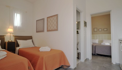 Suite familiar, 2 habitaciones, no fumadores, vistas al mar