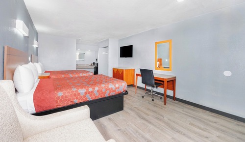 Habitación, 2 camas de matrimonio, no fumadores, frigorífico y microondas