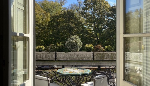 Suite ejecutiva, vistas al jardín
