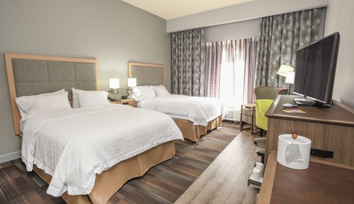Habitación, 2 camas de matrimonio, accesible para personas con discapacidad, no fumadores