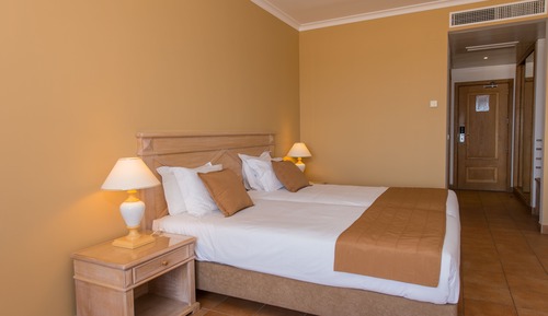 Habitación Deluxe con 2 camas individuales, vistas parciales al mar