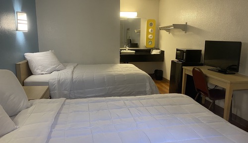 Habitación estándar, 2 camas dobles, fumadores