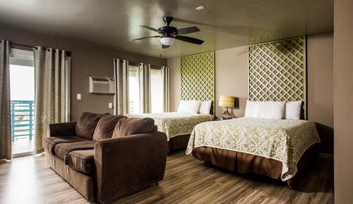 Suite, 2 Queen Beds and 1 Sofa Bed, Balcony, Ocean View (No pets)