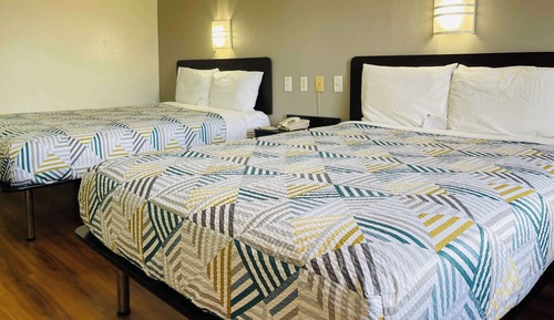 Habitación estándar, 2 camas de matrimonio, no fumadores, frigorífico y microondas