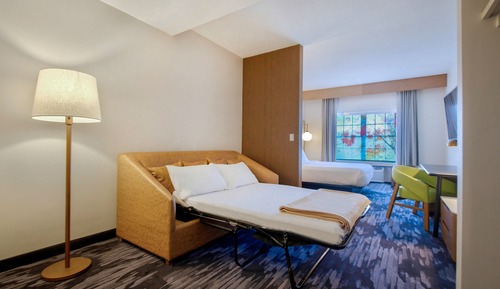 Estudio, 1 cama de matrimonio grande con sofá cama, no fumadores