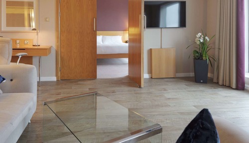 Suite ejecutiva, 1 cama de matrimonio grande, Acceso al salón del club