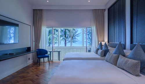 Habitación Premier, 2 camas de matrimonio, no fumadores (Sea Facing, Balcony)