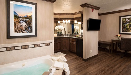 Suite de luna de miel, 1 cama de matrimonio grande, no fumadores, bañera de hidromasaje