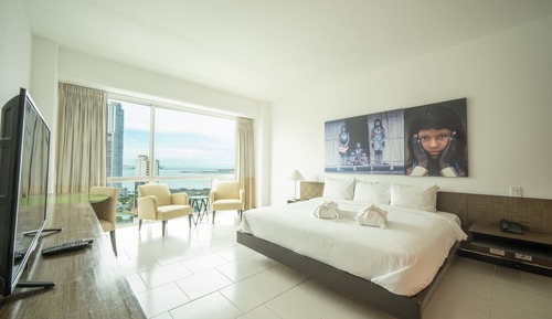 Suite junior, 1 cama de matrimonio grande, vistas al mar