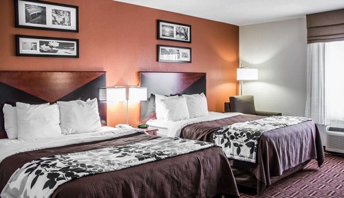 Habitación, 2 camas de matrimonio, accesible para personas con discapacidad, no fumadores