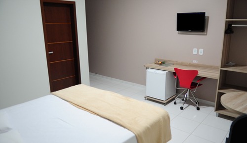 Habitación de lujo con 1 cama doble o 2 individuales, frigorífico