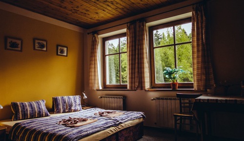 Habitación tradicional doble, 1 cama doble, vistas a la montaña