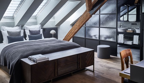 Suite junior, 1 cama de matrimonio grande con sofá cama, vistas al parque