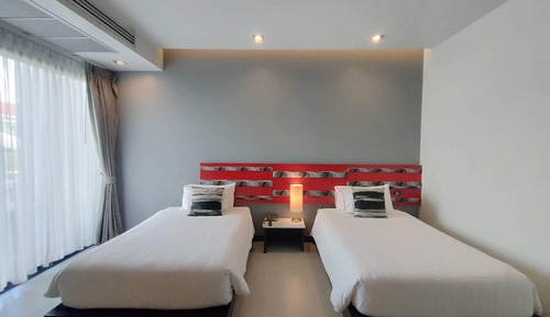 Habitación con 2 camas individuales