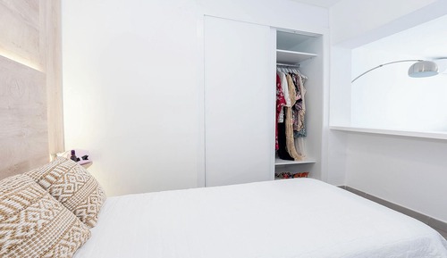 Apartamento familiar, 1 habitación, balcón, vistas al mar
