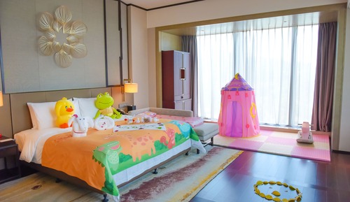 Habitación estándar, 1 cama de matrimonio grande (Kids Theme, Xiamen Bay View)