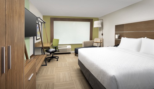 Suite, 1 cama de matrimonio grande, accesible para personas con discapacidad (Comm Access Roll Shwr)