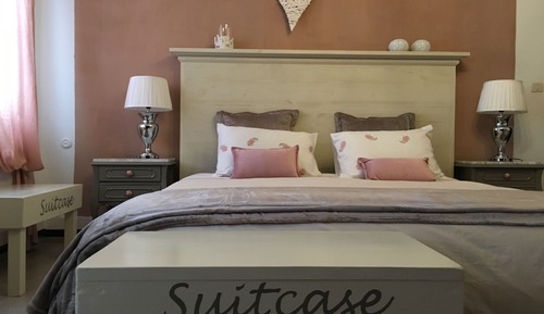 Habitación doble superior, 1 cama de matrimonio grande, baño privado