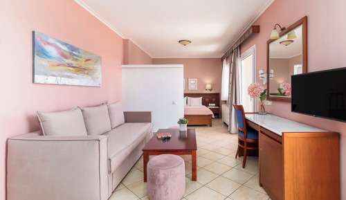 Ático superior, 1 habitación, vistas al mar, mirando al mar