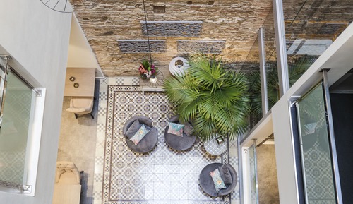 Habitación doble estándar con vistas a patio interior