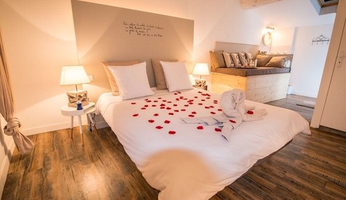 Habitación Deluxe doble, vistas al jardín (LE GRENIER - 3ème Etage)