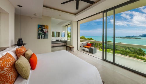 Villa de lujo, 4 habitaciones, piscina privada, vistas al mar