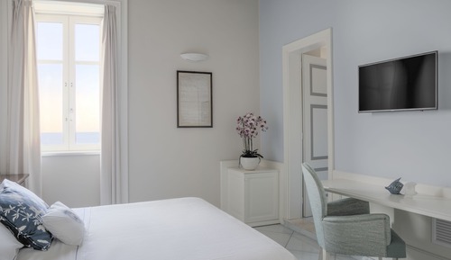 Habitación Deluxe doble, 1 cama de matrimonio, vistas al mar