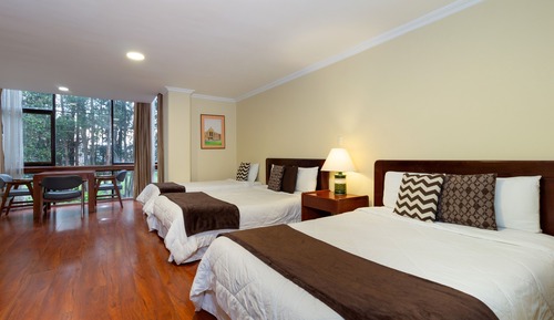 Habitación triple estándar, baño privado, en la zona del jardín