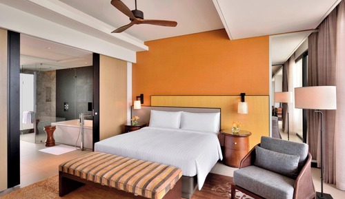 Suite presidencial, 1 cama de matrimonio grande, no fumadores, vistas al mar