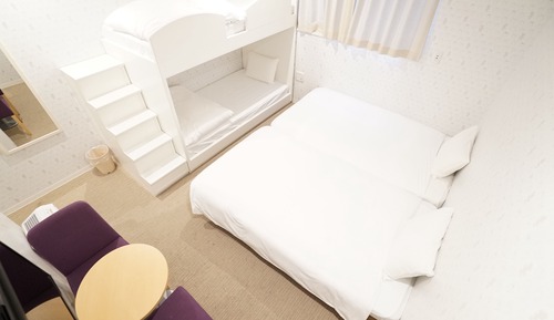 Habitación familiar, no fumadores (2 Double and 1 Bunk 1 Person Use)