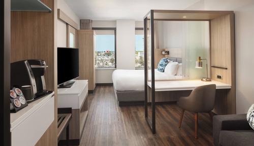 Estudio, 1 cama de matrimonio grande con sofá cama (Mobility Accessible, Tub)