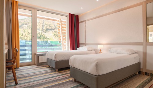 Apartamento Deluxe, 2 habitaciones, balcón, vistas a la montaña
