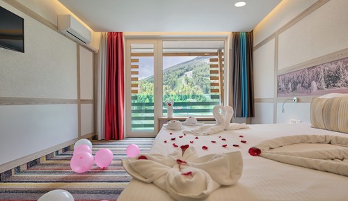 Deluxe Double Room with Balcony, Mountain View