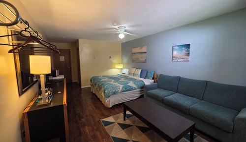 Habitación Deluxe, 1 cama de matrimonio grande con sofá cama