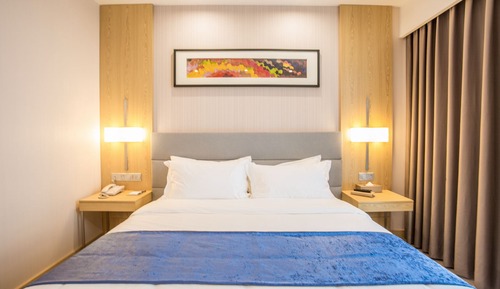 Habitación estándar, 1 cama de matrimonio grande, vistas a la ciudad