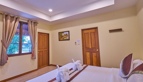 Habitación estándar, 1 cama de matrimonio grande, vistas al jardín, en la zona del jardín