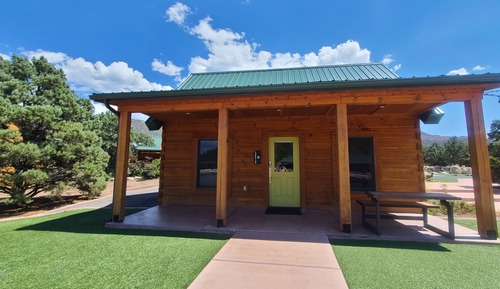 Cabaña Deluxe, 1 cama de matrimonio con sofá cama, vistas al lago, junto al lago